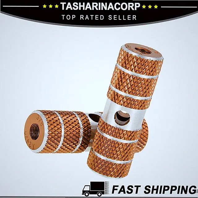 2 Pcs Bike Pegs 70 mm Circle Texture Cycling Foot Pegs Orange