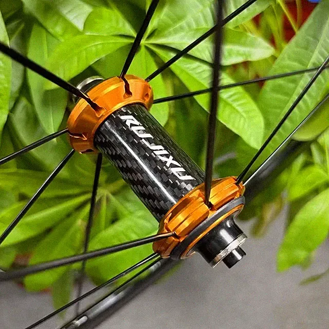 700C Road Bicycle Wheel Set with Six-claw Rim Carbon Fiber HUB V Brake Clincher