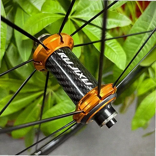 700C Road Bicycle Wheelset Carbon Fiber Six-claw V Brake System Hub Clincher