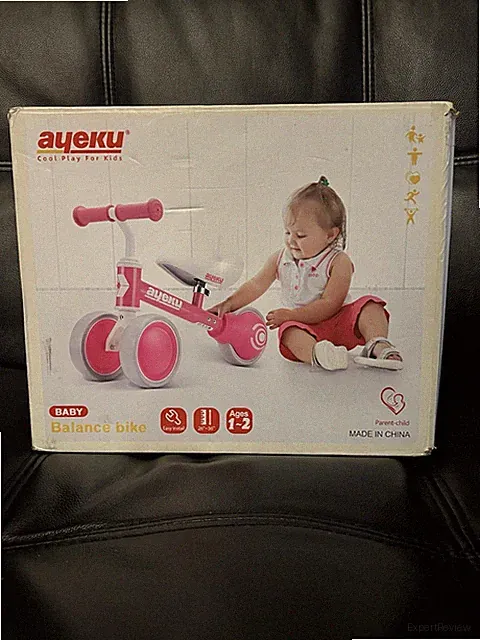 AYEKU BABY BALANCE BIKE FOR 1 YEAR OLD BOY - ORANGE/BLACK