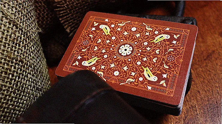 Bicycle Aviary (Orange) Playing Cards Deck Brand New