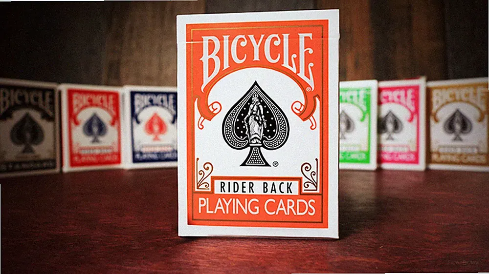 Bicycle Orange Playing Cards by US Playing Card Co