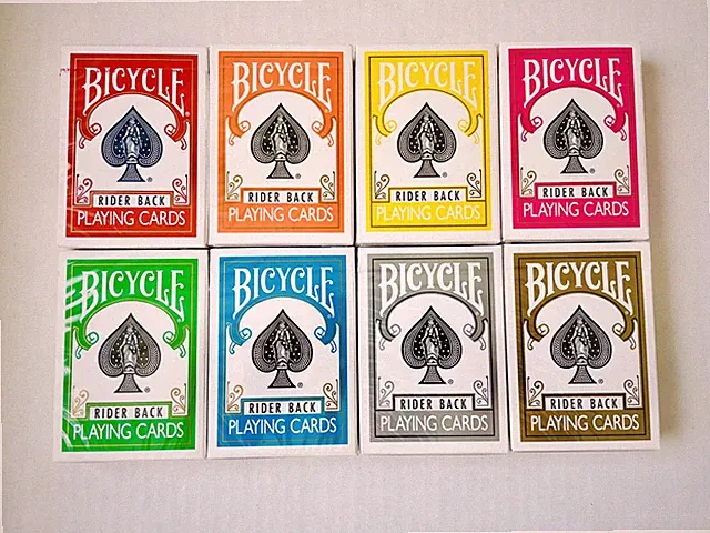 Bicycle Playing Cards Rider Back Decks Color Collection 8 Decks Nerts SEALED