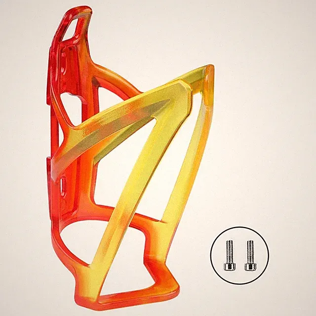 Bicycle Water Bottle Cage Colorful Gradient Cycling Bottle Holder Ultralight MTB