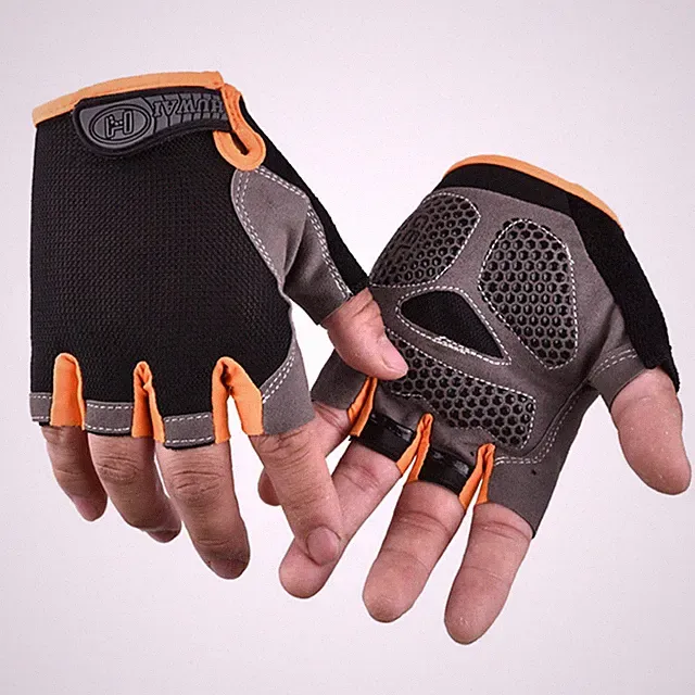 Cycling Half Finger Gloves Non-Slip Breathable Fingerless MTB Road Biking Gloves