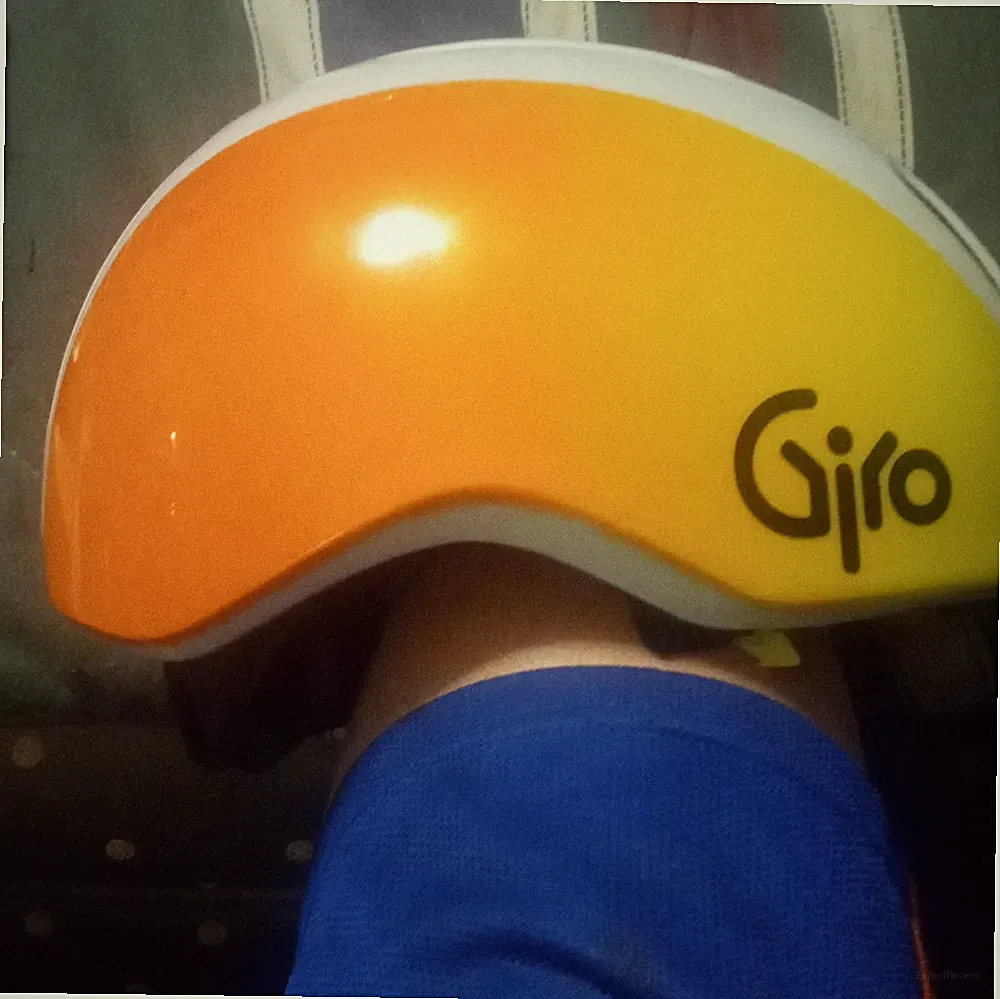Giro bicycle helmet Orange White