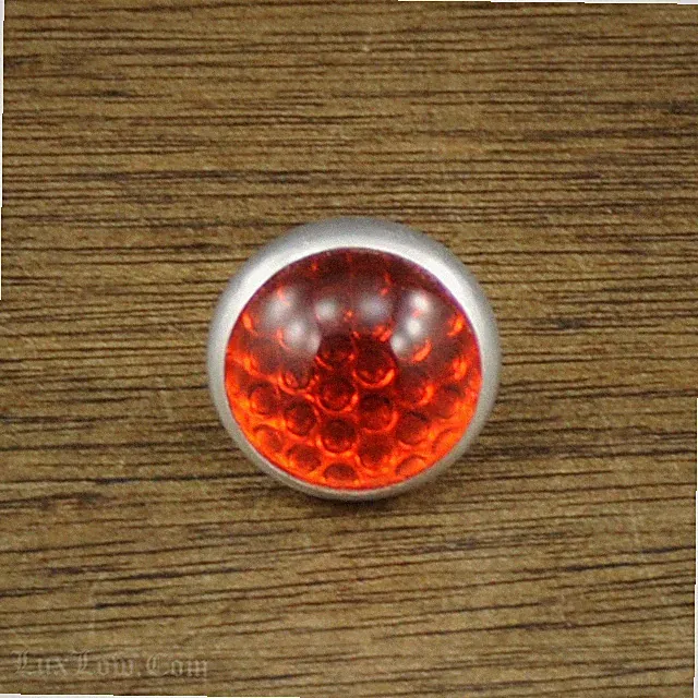 Glass Jewel Bike REFLECTOR Vintage Schwinn Tank Bicycle Rack Fender LicensePlate
