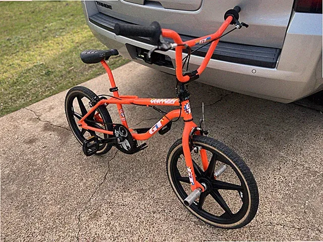 GT Vertigo BMX Bike 20" Orange Pegs