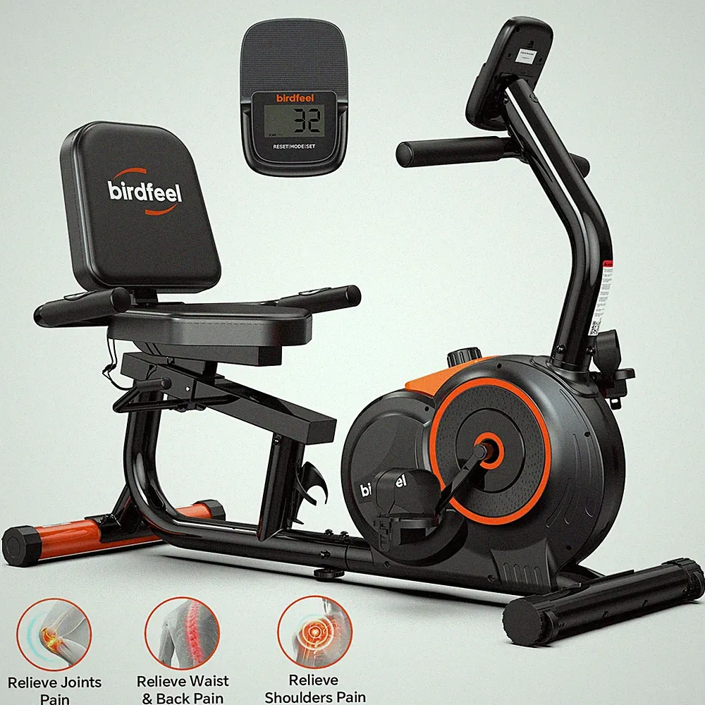 Indoor Recumbent Exercise Bike Workout Bike Stationary Bicycle Exercise Machine