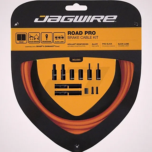 Kevlar Reinforced Brake Cable, Orange
