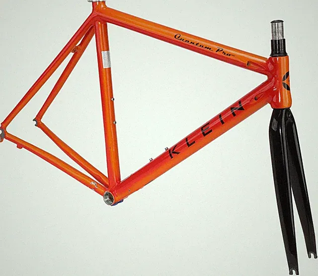 Klein Quantum Pro Alloy Road Bike Frameset 53cm Sedona Orange 700c QR Rim 2000