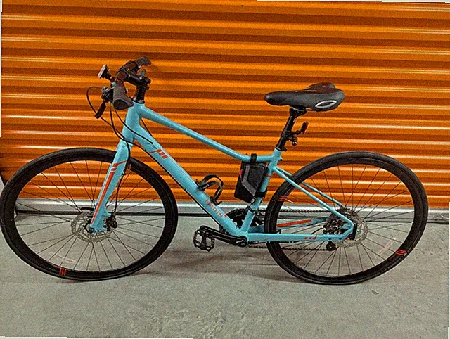 Marin Terra Linda 4 Hybrid Bike 700C Blue Orange Disc Brakes Aluminum