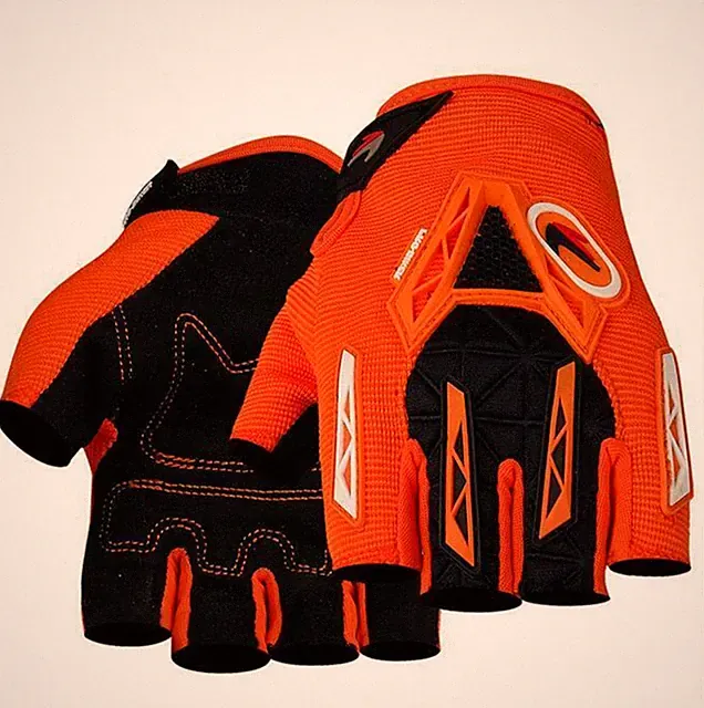 Mens Half Finger Cycling Gloves Breathable Shockproof MTB Mountain Bike Gloves