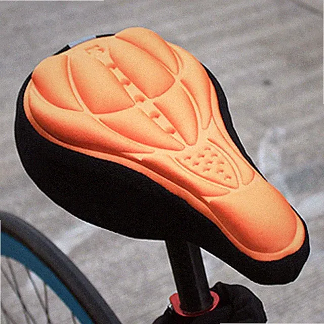 New 3D Saddle Seat NEW Soft Bike Seat Cover Comfortable Foam Seat Cushion
