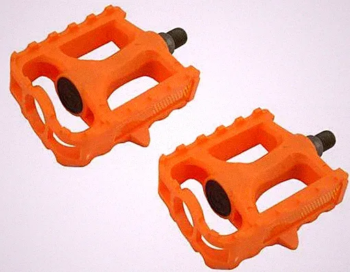 ORANGE Bicycle M.T.B Pedals 861 1/2" BMX Lowrider Mountain Bike Beach Cruiser.