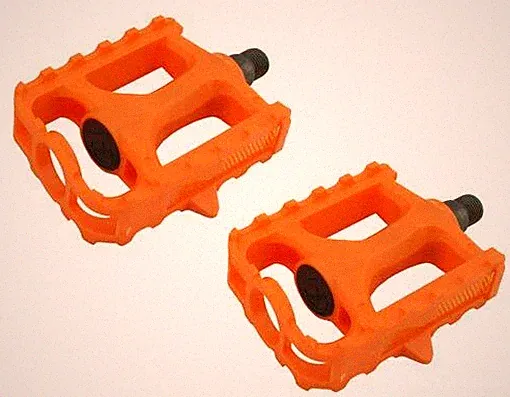ORANGE Bicycle M.T.B Pedals 861 9/16" BMX Lowrider Mountain Bike Beach Cruiser.