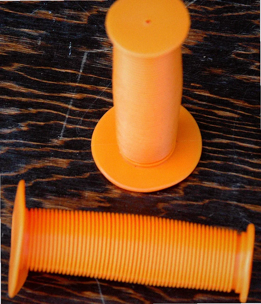 Orange Turbo Fixie Old School BMX Bike Mushroom Grips Fixed Gear Track Bicycle