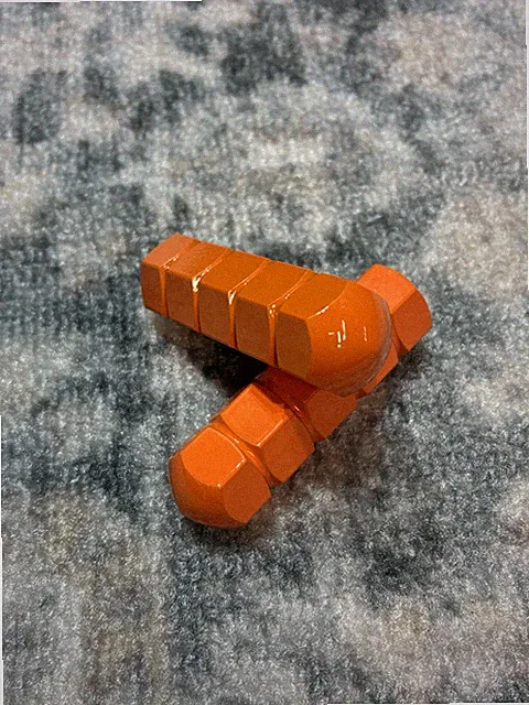 PROLITE Bmx Old School Bullet Pegs Solid 26t 3/8's Axle Orange