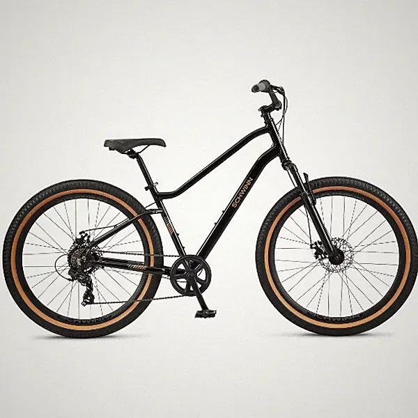 SCHWINN VEGA SE 27.5" COMFORT HYBRID BIKE 7 SPEEDS, 17.5" FRAME - BLACK/ORANGE