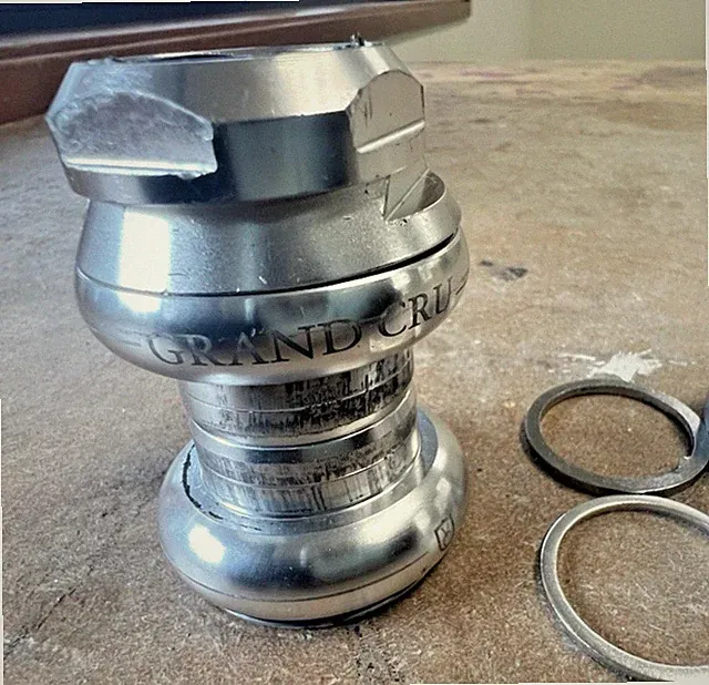 Velo Orange Grand Cru 1" Headset Sealed Bearing Silver *Needs Crown Race