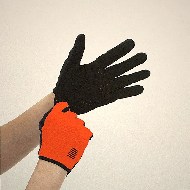 YKYWBIKE Mens Full Finger Cycling Gloves Mesh MTB Bike Bicycle Shockproof Gloves